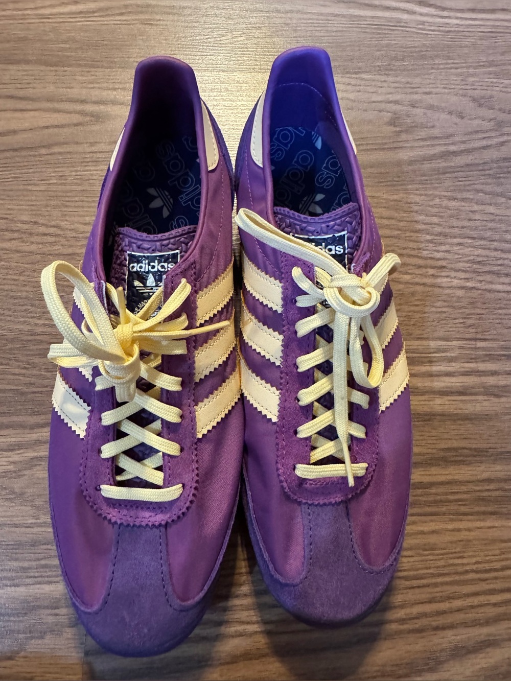 adidas SL 72 OG sneakers in a distinct purple and yellow colorway - Picture 8 of 8